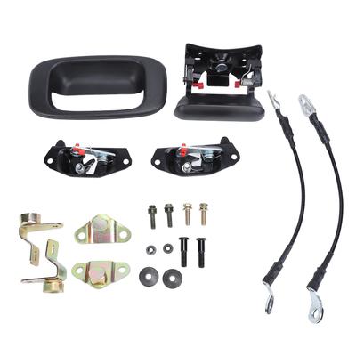 Tailgate Hardware Repair Kit 15078745 Tailgate Hinge Cable Latch Pin Lock Handle Bezel Set for 1500 2500 3500 Models