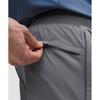 Lululemon Lizenz zum Trainieren Linerless Short 7   Aktualisiertes Solar Grau