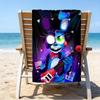 Proof Beach Towel with a Five Nights At Freddy's Pattern - Soft,absorbent,quick-drying,machine Washable - Perfect for Swimming,camping,bathing