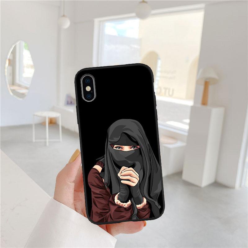 LO54 Islamic Muslim Girls text Phone Case for Samsung Galaxy S20 S21 S22 Ultra FE + Plus A21S A22 A24 A25 A26 A30 A30S A31