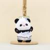 Keychain Plush Panda Pendant With Wearing A Gauze Skirt With A Bow Design