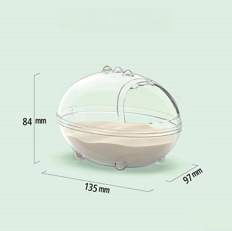 

Пластикова пісочниця у стилі динозавра, ванна для хом яків, інструмент для чищення маленьких домашніх тварин Small