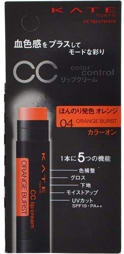 

Kanebo Kate CC Lip Cream SPF19 04 Слегка окрашенный оранжевый 1 шт PA++