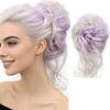 Europäisch-Amerikanischer Stil Blütenknospen Haargummi Scrunchie für voluminöse lange Haarknoten Frisuren