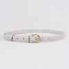 Women's Exquisite Style Genuine Leather Belt with French Gold Buckle – Versatile and Luxurious.