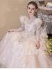 Girls' High-End Exquisite Fairy Flower Wedding & Piano Performance Dress