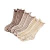 [Kufuu] Made In Japan [Aran Pattern 3 Pairs 9-12cm High Socks] Baby Socks (Kufuu)