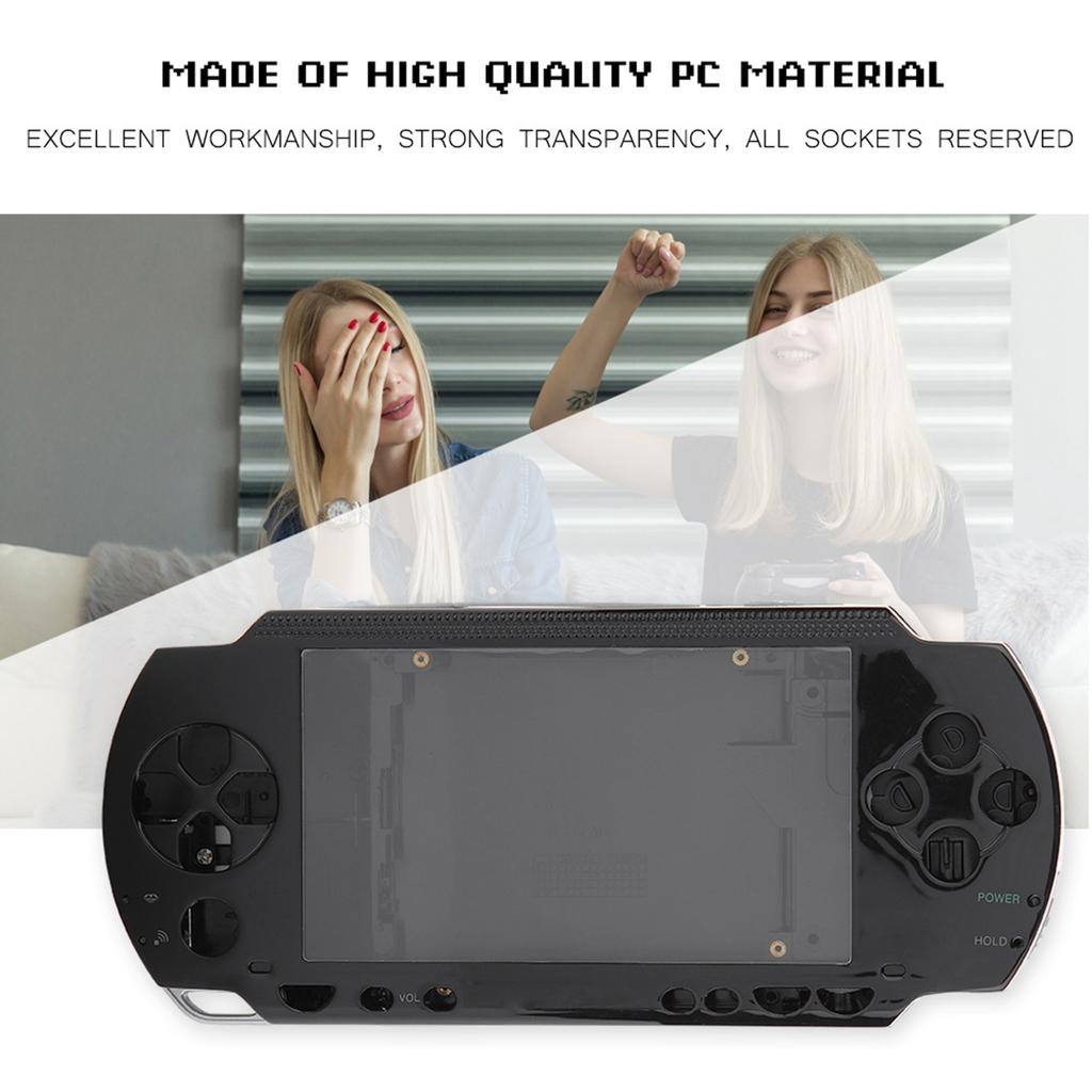 For PSP 1000 Replacement Shell Case Cover Replacement Full Shell Housing Set with Buttons Kit For PSP 1000 Replacement Shell