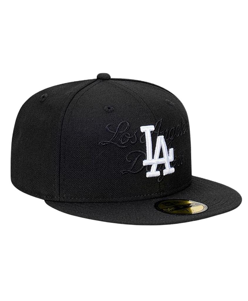 New Era TONAL SCRIPT 59FIFTY Cap, Unisex, Men's and Women's, Size 57.7 cm, Standard, Black [Parallel Import]