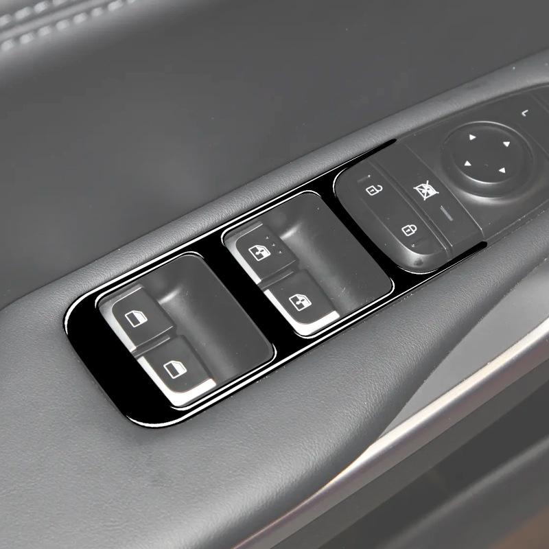 Suitable for Kia 18-23 Stinger piano black window lifting panel decorative patch interior modification accessories