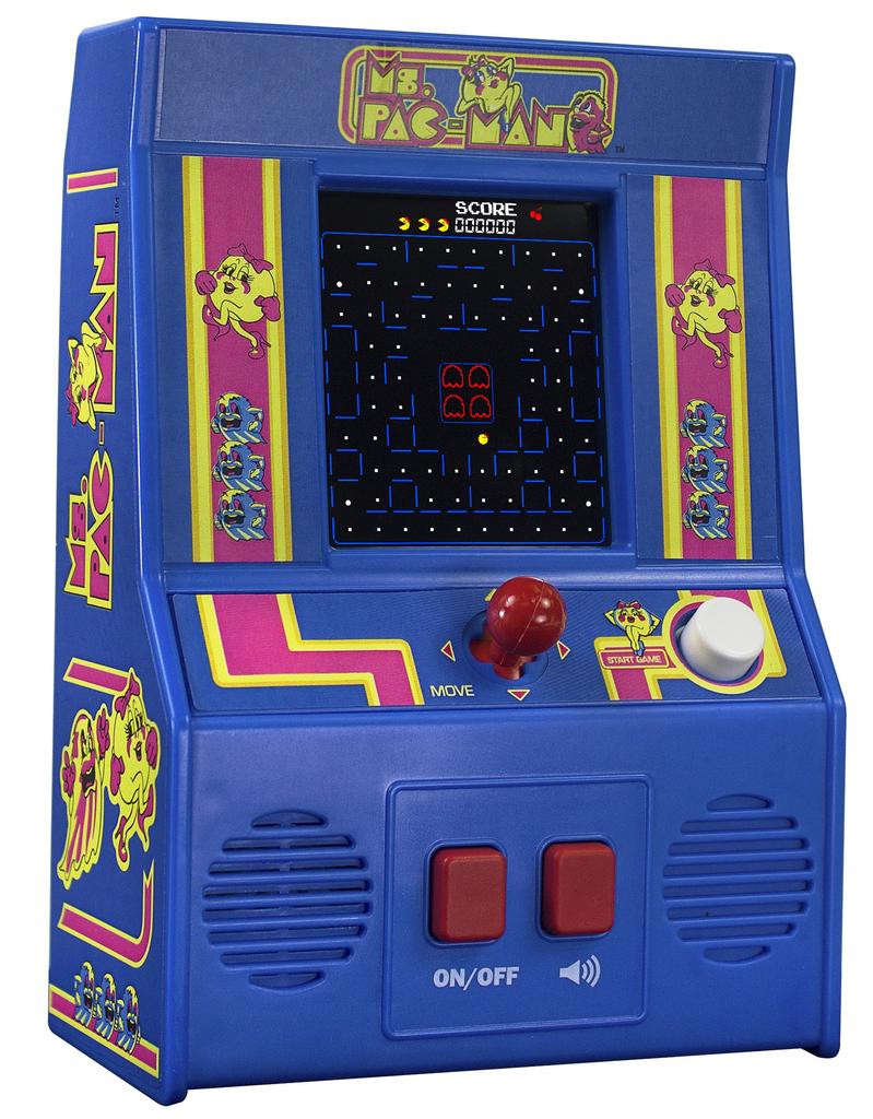 Basic Fun Mini Jogo de Arcade 09614 Produto Genuíno Ms. Pac-Man