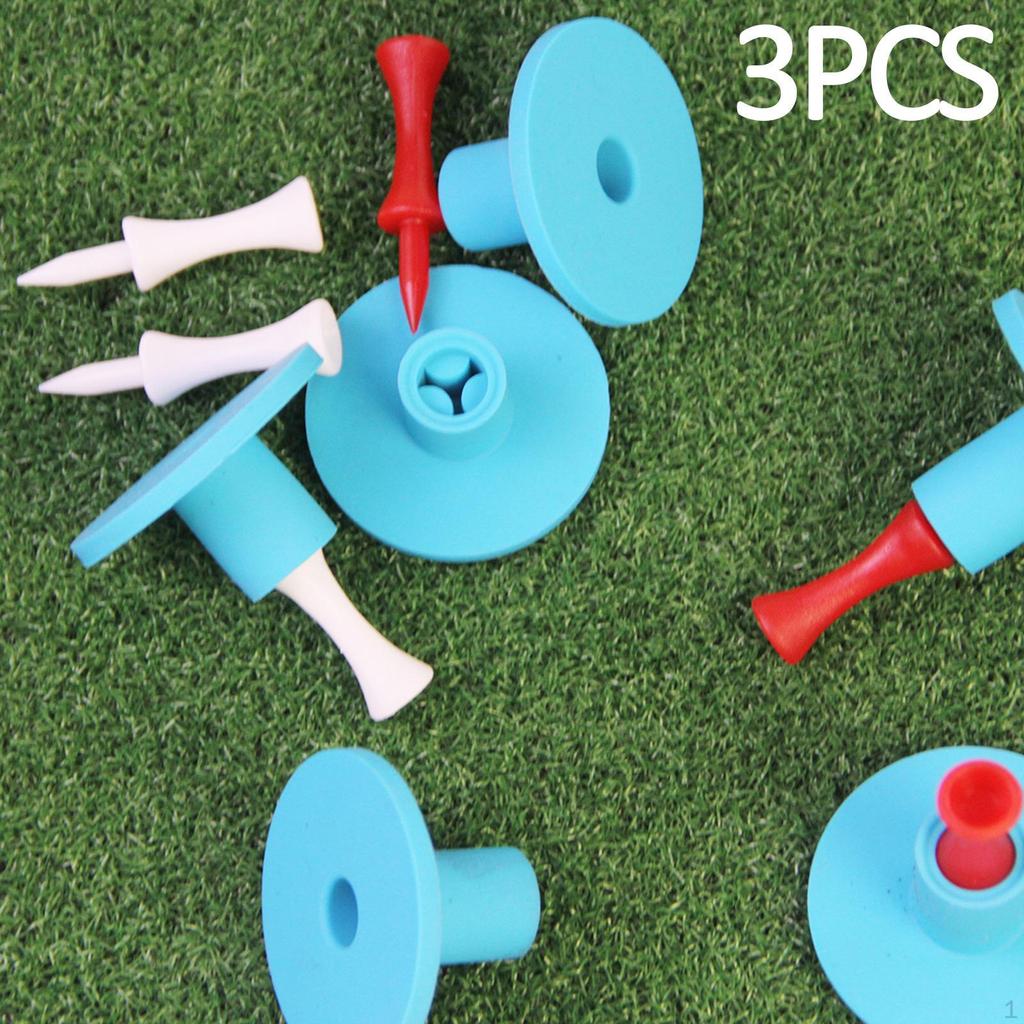 3dílný držák golfových gumových podložek pro žíněnky na dostřel Praktické 20 mm 25 mm 30 mm