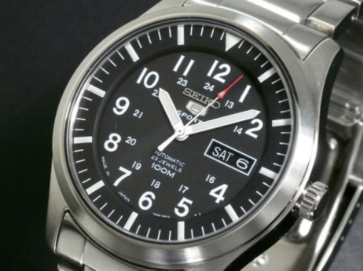 [Seiko] SEIKO Automatic Men's Watch SNZG13J1 Black Made In Japan [Re-imported]