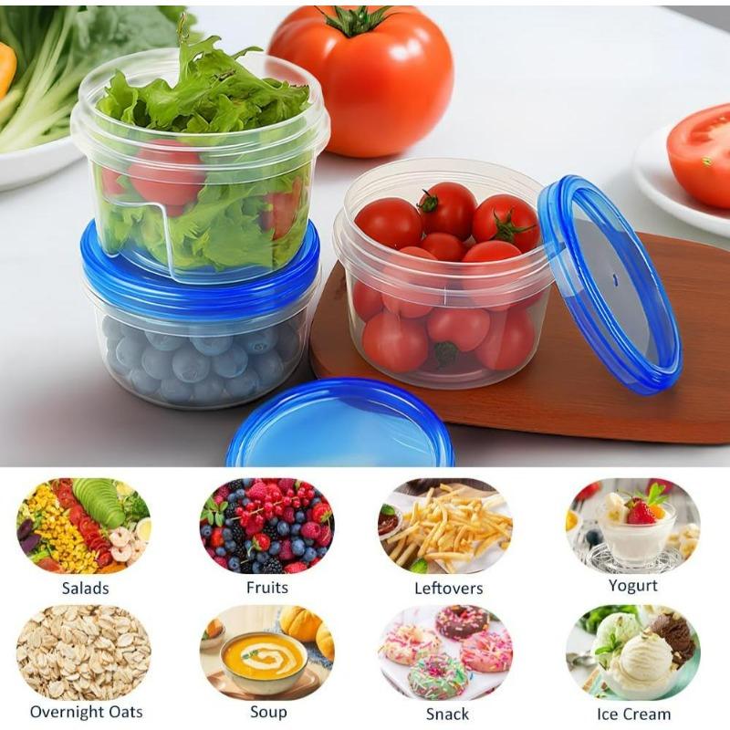 1/10pcs Food Storage Boxes Portable Kitchen Vegetables Fruits Meat Sealed Preservation Boxes Outdoor Picnic Sealed Containers