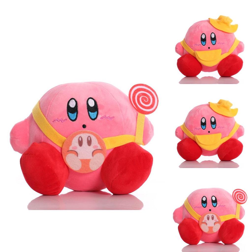 Weiche und niedliche Kirby Stern Cappy Puppe Cartoon Anime Plüschtier Ideal für Kinder und Sammler