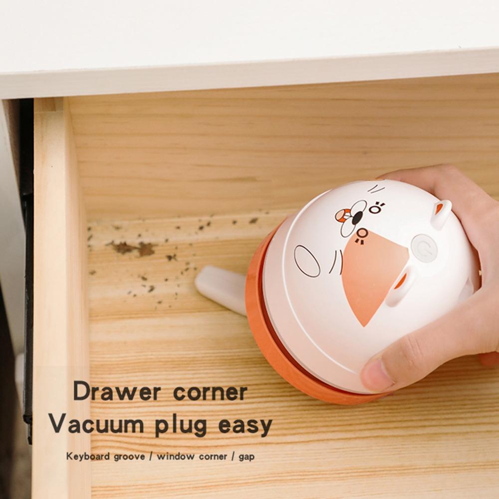 Portable Desktop Vacuum Cleaner Cordless Table Dust Sweeper Compact Handheld Vacuum Cleaner Home