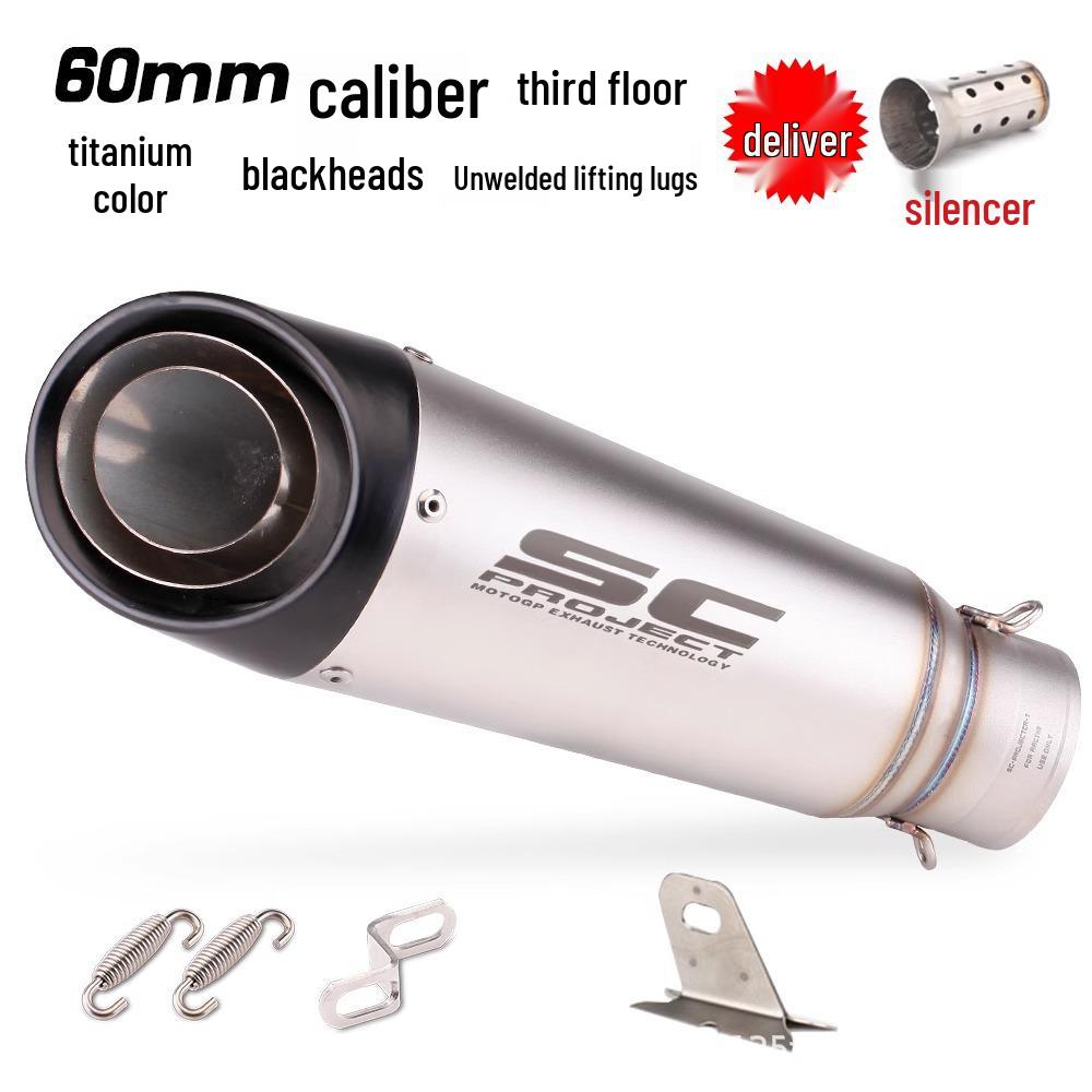 Ninja Z250/Z300/Z400 MT07/09 R25/R3/R6 Street SC Double/Triple Layer Motorcycle Exhaust Pipe