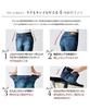 Wacoal Calson Stretch Pants GB Feels Just Like Straight Denim Elastic UV Made In Travel (KSN120 LT) - Denim, Silhouette, Print, Waist,
