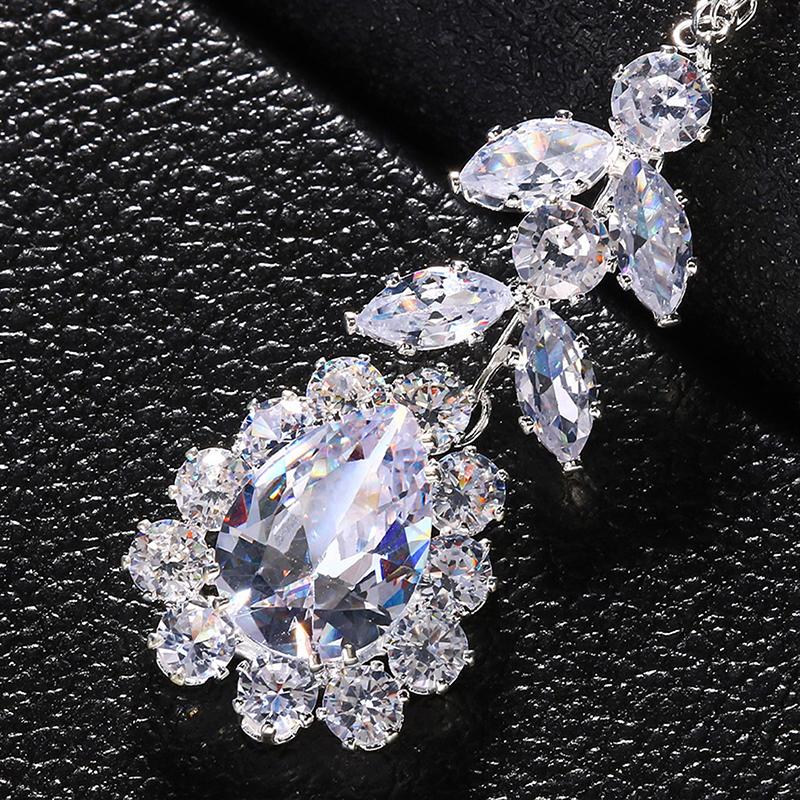 Indian Bridal Forehead Chain Headwear Wedding Accessories Elegant Headband Leaf Zircon Hair Chain Jewelry For Women