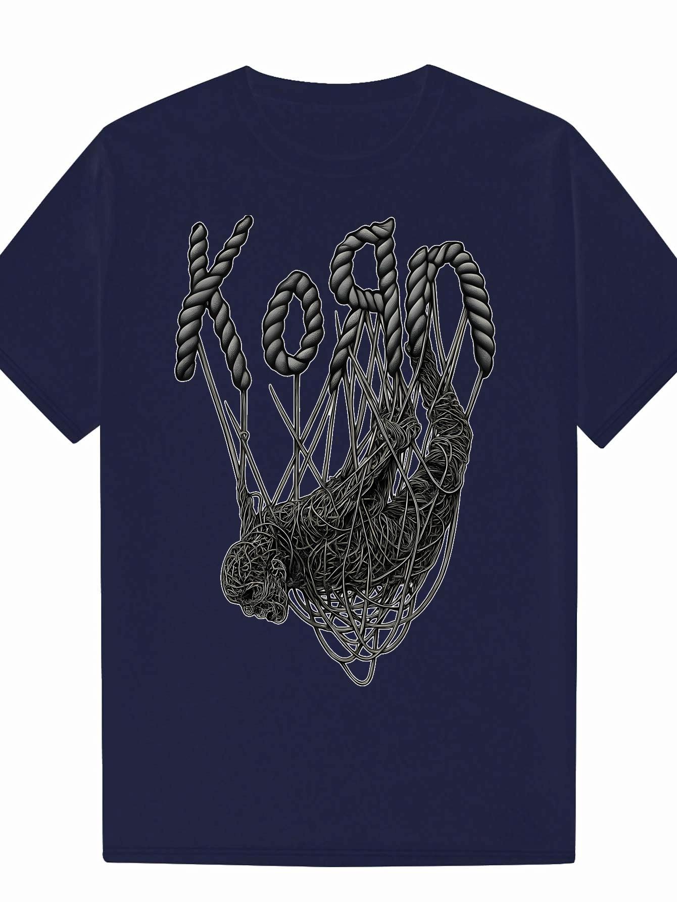 

Crew Neck Polyester Graphic T-shirt - Koala Design with Kangaroo & Rope Art S