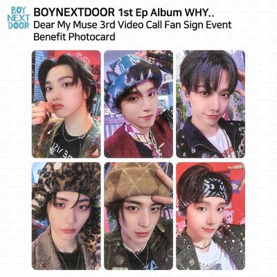 PROČ.. Dear My Muse 3rd Video Call Fan Sign Event Benefity Photocard