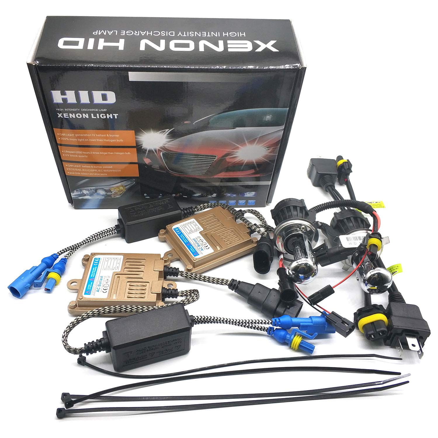 

DC 12 В с реле Меньше мгновенной активации для автомобилей, Водонепроницаемый, AC AC, Мгновенный H4 (with relayless)