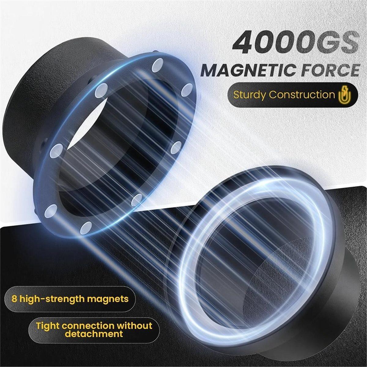 

4 Magnetic Dust Collection Fittings,8 High-Strength Magnets,One-to-Many Kit,for Hose Between Different Machines China Mainland