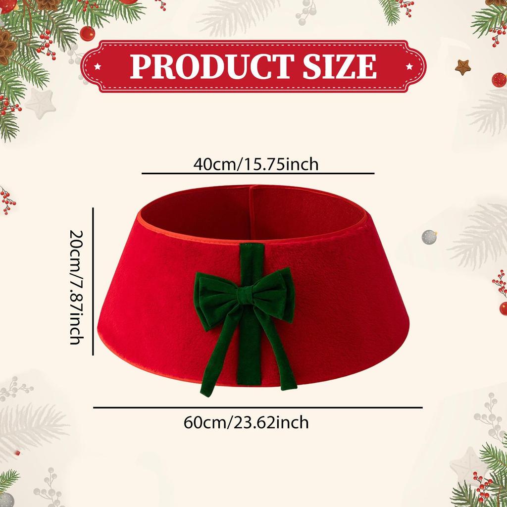 Christmas Tree Skirt Base Cover Festivals Parties for Artificial Trees Holiday Decorative