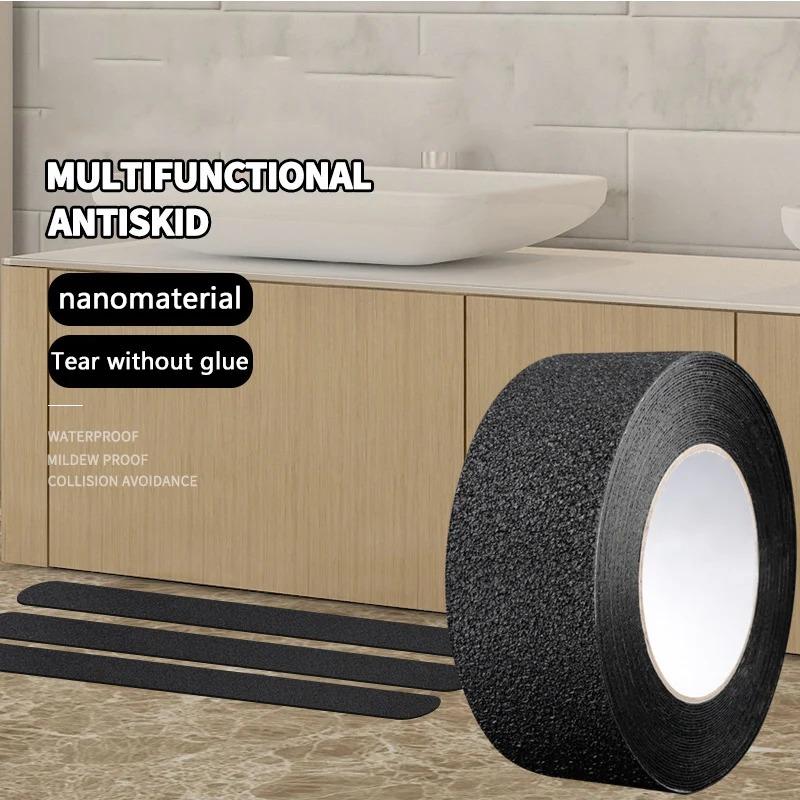 1pc Anti Slip Tape, Heavy Duty Grip Tape Outdoor Waterproof, High Adhesive Traction Safety Tape for Stairs, Tread Steps,Skateboa