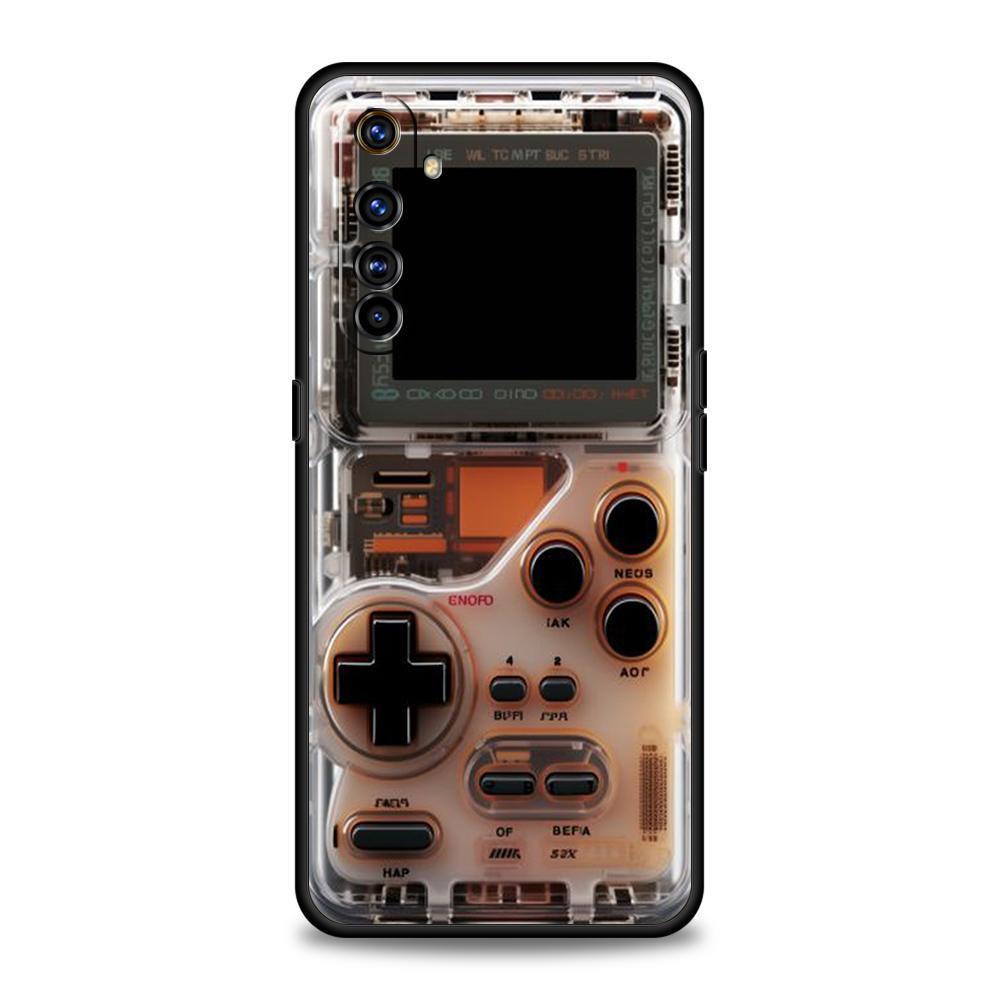 Painted Gaming Consoles Soft TPU For Realme 12 11 10 9 Pro Plus GT2 GT3 GT5 7 8 Pro C21 C25 C35 Pro 5G Shockproof Phone Case Bag