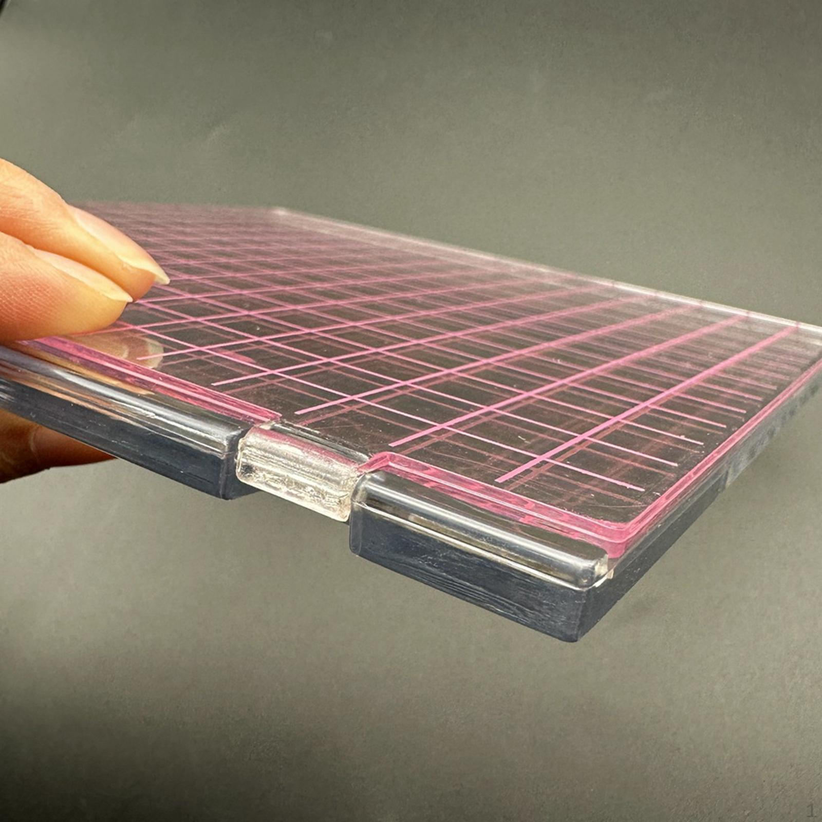 

Stamp Positioning Stamping Gifts Multifunctional Card Making Journaling Sturdy Acrylic Block