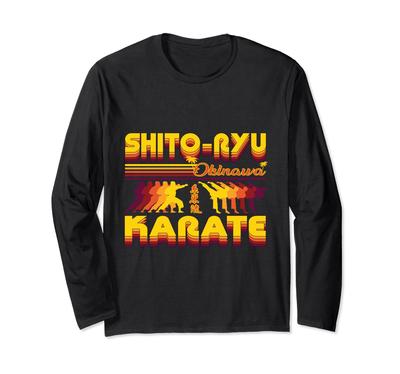 Retro Karate Karate Sommer Langarm Niedrigklassiges Design Uniform! T-Shirt