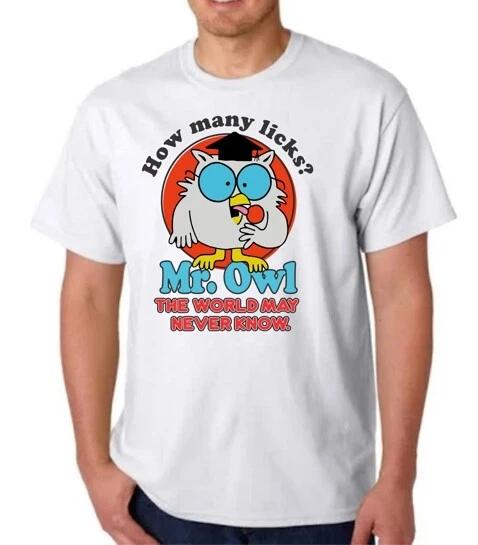 CHARMS LOLLIPOP BLOW POP MR. OWL T-T-shirt CARTOON COMMERCIAL TEE 2XL