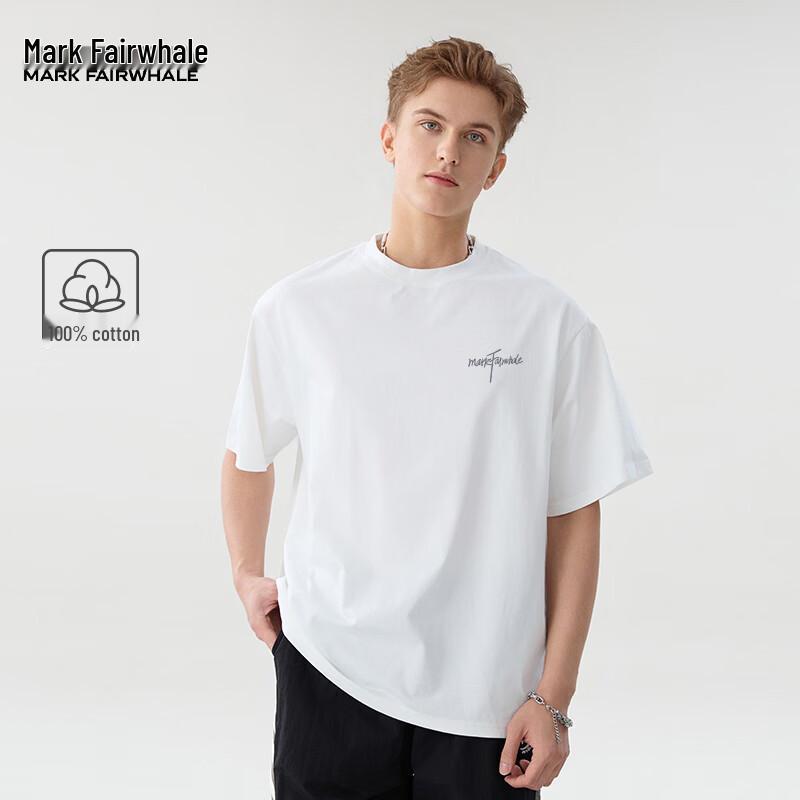 Mark Fairwhale Men's Breathable Cotton Short Sleeve T-shirt