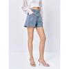 PEACEBIRD Women's High-Waisted Loose A-Line Denim Shorts