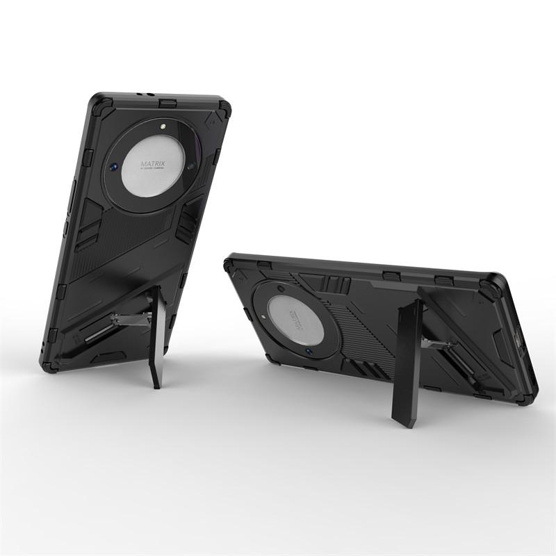 For Honor Magic 5 Lite Case Honor Magic 5 Lite Cover Shockproof Silicone Armor PC Holder Non-Slip Protective Phone Back Cover