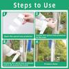 Plant Trunk Protector, Insect and Squirrel Resistant, Rodent Resistant, Made of Plastic Material, Tree Cover, Gardening Tools, 2pcs Large, 2pcs Small
