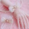 Handmade Lolita Wedding Gloves Tea Party Lolita Gorgeous Elegant Summer Lace Sleeve Ornament