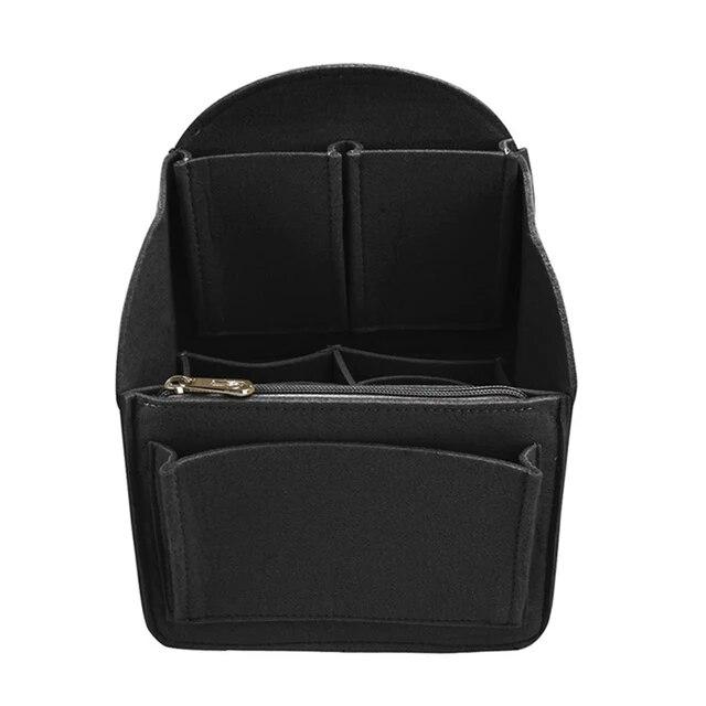 New Portable Make Up Organizer Felt Insert Bag for Handbag Travel Inner Purse Cosmetic Bags Fit Various Women Backpack Bags