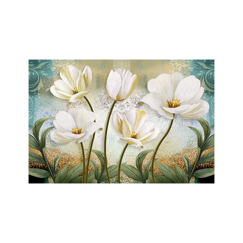 

Современный постер на холсте с цветочным пейзажем в стиле ар-деко - безрамное настенное искусство с чернильной печатью для гостиной, домашнего офиса, класса - художественное 30x45cm