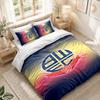 Ensemble de literie 1 housse de couette 2 taies d'oreiller Imprimé Bolton Wanderers FC Chambre Décoration de la maison
