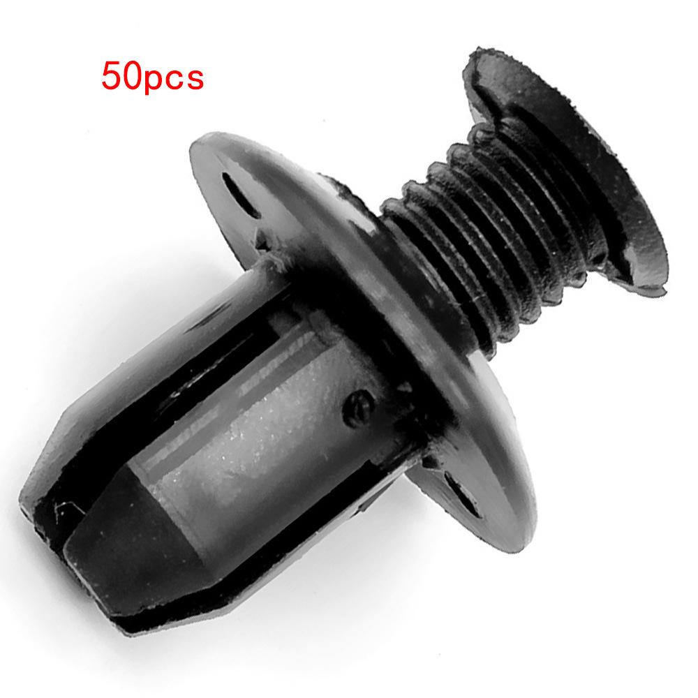 

Pack of 50 Universal Fasteners for Kia Cerato: Sound and Heat Insulation Interior Snap Screws. Polarlander