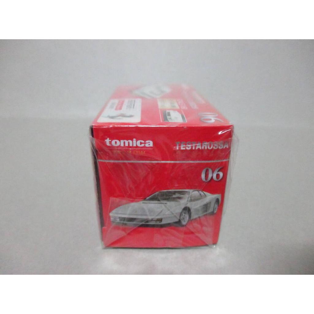 Used Tomica Premium Limited 06 Ferrari Testarossa First Release Commemoration Specification White White Ferrari Testarossa Mini Car Unopened and