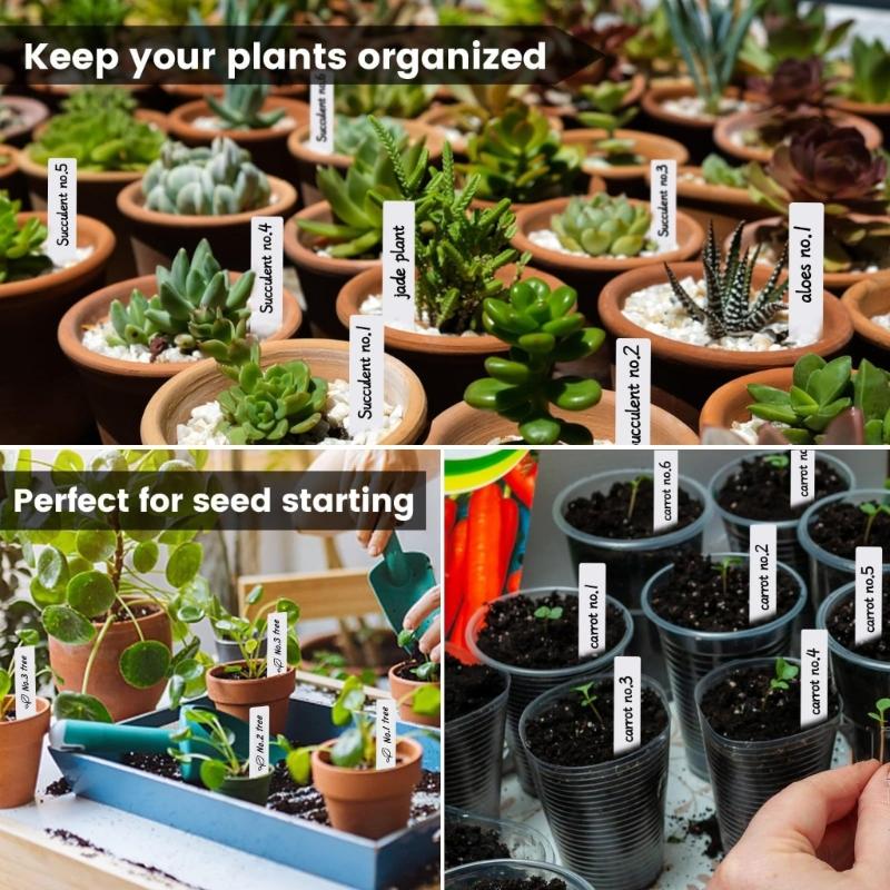 Safe Plant Labels Sign Holder Pack Of 101 With Writing Tool For Tracking Growth Of Vegetables Herbs Flowers Harvests