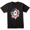 Mexican American Flags Hands Ripping Flag On Chest T-Shirt - Mexico Flag Shirt