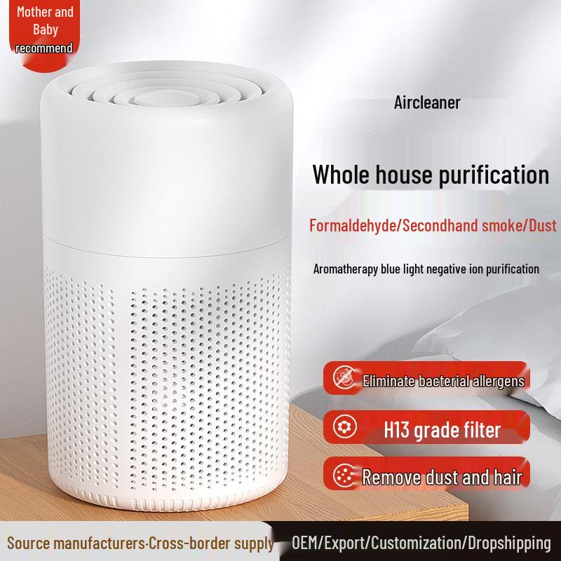 Portable Desktop Air Purifier for Home and Office - Odor and Smoke Removal
