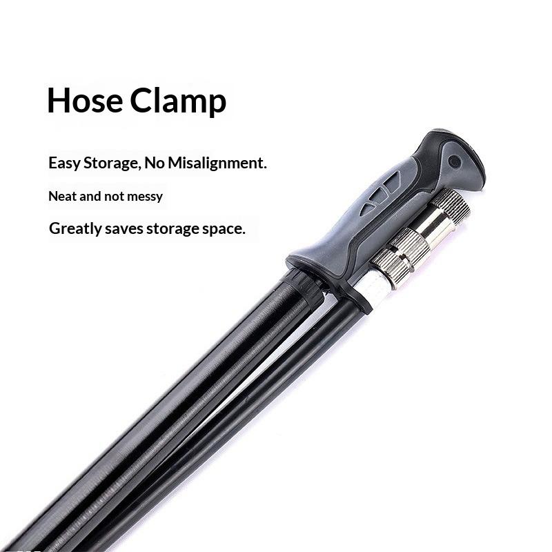 OFFBONDAGE Portable High-pressure 300psi Bike Air Pump with Gauge for Fork & Rear Suspension Shock Absorber MTB Bicycle Pump