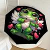 1pc frog cupid Automatic Open/Close Umbrella with Windproof, 8-Rib Sturdy Canopy, Durable Ribs, Fashionable Design1196A