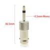 Adaptor coaxial RF, 1 buc., mufă mamă BNC la mufă mono masculină de 3,5 mm, conectori Bevotop