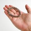 Black Smoky Rutilated Quartz Bracelet Tourmaline in 9mm 16cm Wrist Limited Natural Power Prayer Good Luck Feng Shui [Eigado] (Black Quartz) Stone,